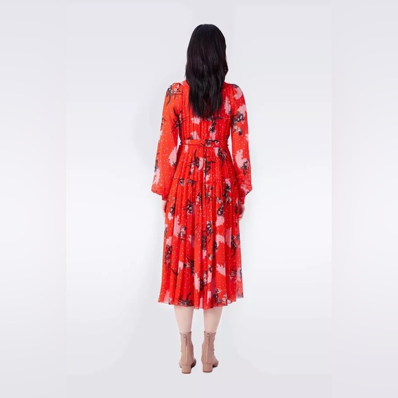 Diane von Furstenberg | Kent Chiffon Midi Dress size 6